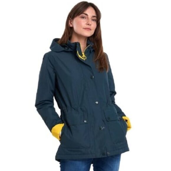 Barbour Crest Waterproof Jacket in Green Size 6 - Picture 1 of 5